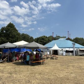 Zirkuszelt beim Stadtteilfest München